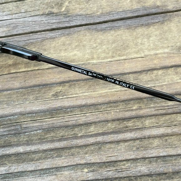 Kirkland Signature Men Eyeglasses/Sunglasses Frame GunMetal 54[]20 Made Italy - Picture 11 of 12